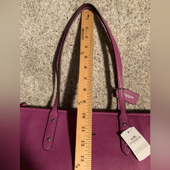 Coach City Tote NWT #F57522 SVLKD Pretty Orchid Color! - Picture 11 of 12